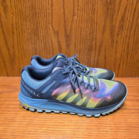 Merrell Nova 2 Trail Running Shoes Vibram Rainbow J135427 Mens Size 8.5 EUR 42 - Picture 2 of 9